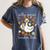 Silly Goose Teachers Club Cozy Fall Teacher Women's Comfort Colors T-Shirt Denim