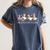 Silly Teachers Build Character Goose Teacher Back To School Women's Comfort Colors T-Shirt Denim