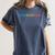 SOHCAHTOA Math For Teacher Student SOH CAH TOA Trig Women's Comfort Colors T-Shirt Denim