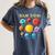 Solar System Cute Face Planets Space Science Teacher School Women's Comfort Colors T-Shirt Denim Solar System Cute Face Planets Space Science Teacher School Women's Comfort Colors T-Shirt Denim