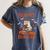 Sorry I'm Booked Ghost Reading Book Lover Teacher Halloween Women's Comfort Colors T-Shirt Denim