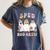 SPED Boo Crew Halloween Floral Ghost Special Ed SPED Teacher For Men Women Kids Women's Comfort Colors T-Shirt Denim