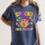 Spooky ESOL Teacher Halloween ESOL Teaching Coquette Women's Comfort Colors T-Shirt Denim