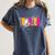 Spooky Halloween Teacher Para Counselor SPED Preppy Boo Kids Women's Comfort Colors T-Shirt Denim