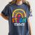 STEAM Teacher Squad Team Crew Back To School STEM Special Women's Comfort Colors T-Shirt Denim