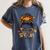 STEM Teacher Messy Bun Fall Vibes Autumn Thanksgiving Men Women Women's Comfort Colors T-Shirt Denim