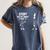 Stop You'Re Under A Rest Music Teacher Women's Comfort Colors T-Shirt Denim