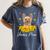 Sunflower Yorkie Mom Dog Lover Women's Comfort Colors T-Shirt Denim