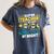 Super Teacher By Day Super Tired By Night Superheroes School Women's Comfort Colors T-Shirt Denim