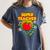 Superhero Teacher Appreciation Teaching Tee Women's Comfort Colors T-Shirt Denim