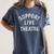 Support Live Theatre Drama Club Actor Actress Drama Teacher Women's Comfort Colors T-Shirt Denim