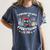 I Survived 100 Days Of School Teacher Kids Cat Lover Women's Comfort Colors T-Shirt Denim