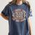 I Tackled 100 Days Of School Football Boys Girls Teachers Women's Comfort Colors T-Shirt Denim