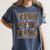 Teach Compassion Kindness Confidence History Teacher Women's Comfort Colors T-Shirt Denim Teach Compassion Kindness Confidence History Teacher Women's Comfort Colors T-Shirt Denim