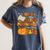 I Teach The Coolest Pumpkins In The Patch Teacher Halloween Women's Comfort Colors T-Shirt Denim I Teach The Coolest Pumpkins In The Patch Teacher Halloween Women's Comfort Colors T-Shirt Denim