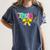 Teach Coquette Bow Teacher Back To School Happy First Day Women's Comfort Colors T-Shirt Denim Teach Coquette Bow Teacher Back To School Happy First Day Women's Comfort Colors T-Shirt Denim