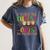 I Teach The Cutest Owls Christmas Or Teachers Day Women's Comfort Colors T-Shirt Denim I Teach The Cutest Owls Christmas Or Teachers Day Women's Comfort Colors T-Shirt Denim