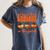 I Teach The Cutest Pumpkins Halloween Teacher Cat Lover Women's Comfort Colors T-Shirt Denim