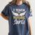 I Teach Future Saints Catholic Educator Teacher Women's Comfort Colors T-Shirt Denim