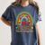 Teach Love Inspire Rainbow Leopard Cheetah Print Teacher Women's Comfort Colors T-Shirt Denim Teach Love Inspire Rainbow Leopard Cheetah Print Teacher Women's Comfort Colors T-Shirt Denim