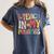 I Teach In My Pajamas Retro Groovy Teacher Humor Women's Comfort Colors T-Shirt Denim I Teach In My Pajamas Retro Groovy Teacher Humor Women's Comfort Colors T-Shirt Denim