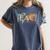 Teach Peace Teacher Teacher Women's Comfort Colors T-Shirt Denim Teach Peace Teacher Teacher Women's Comfort Colors T-Shirt Denim