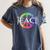 Teach Peace For Teachers And Educators Counselor Women's Comfort Colors T-Shirt Denim