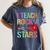 I Teach Rockstars Band Vibes Teacher Rocks My Music Teaching Women's Comfort Colors T-Shirt Denim I Teach Rockstars Band Vibes Teacher Rocks My Music Teaching Women's Comfort Colors T-Shirt Denim