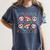 Teach Teacher Dia De Los Muertos Day Of The Dead Sugar Skull Women's Comfort Colors T-Shirt Denim Teach Teacher Dia De Los Muertos Day Of The Dead Sugar Skull Women's Comfort Colors T-Shirt Denim