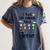 I Teach Tiny Humans About Jesus Sunday School Teacher Women's Comfort Colors T-Shirt Denim