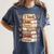 I Teach History Month Black Teacher Melanin Women's Comfort Colors T-Shirt Denim