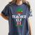 The Teacher Elf Matching Family Christmas Women's Comfort Colors T-Shirt Denim The Teacher Elf Matching Family Christmas Women's Comfort Colors T-Shirt Denim