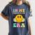 In My Teacher Era Retro Back To School Teacher Student Women's Comfort Colors T-Shirt Denim In My Teacher Era Retro Back To School Teacher Student Women's Comfort Colors T-Shirt Denim