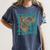 Teacher Outer Space Science Astronomy Planet Saturn Teach Women's Comfort Colors T-Shirt Denim Teacher Outer Space Science Astronomy Planet Saturn Teach Women's Comfort Colors T-Shirt Denim