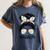 Teacher Para Life Tee Paraprofessional Cute Messy Bun Women's Comfort Colors T-Shirt Denim
