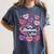 Teacher Positive Affirmations Candy Heart Valentine's Day Women's Comfort Colors T-Shirt Denim