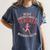Teacher Who Runs Half Marathon Runner Running Lover Graphic Women's Comfort Colors T-Shirt Denim Teacher Who Runs Half Marathon Runner Running Lover Graphic Women's Comfort Colors T-Shirt Denim