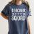 Teacher Squad Shirt Men Women Teacher Team Women's Comfort Colors T-Shirt Denim
