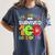 My Teacher Survived 100 Days Of Me 100 Days Of School Women's Comfort Colors T-Shirt Denim