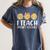 Teacher I Teach Smart Cookies For Men Women Kids Women's Comfort Colors T-Shirt Denim
