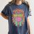 Teacher Teachers Love Brains Halloween Men Women Women's Comfort Colors T-Shirt Denim