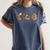 Teacher Thanksgiving Women Autumn Fall Halloween Pumpkin Tee Women's Comfort Colors T-Shirt Denim