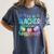 Im A Teacher Whats Your Superpower Teaching Professional Women's Comfort Colors T-Shirt Denim