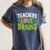 Teachers Love Brains Halloween Teacher Zombie Women's Comfort Colors T-Shirt Denim Teachers Love Brains Halloween Teacher Zombie Women's Comfort Colors T-Shirt Denim
