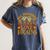 All Teachers Love Brains School Halloween Costume Women's Comfort Colors T-Shirt Denim