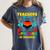 Teachers Are Superheroes – Fun Appreciation Women's Comfort Colors T-Shirt Denim