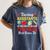 Teaching Assistant Because Teachers Need Heroes Too Cute Women's Comfort Colors T-Shirt Denim