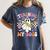 Teaching My Boos Ghost Teacher Cute Groovy Halloween Teacher Women's Comfort Colors T-Shirt Denim