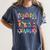 Teaching Future Leaders Otter Back To School Teacher Women's Comfort Colors T-Shirt Denim