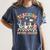 Teaching Future Leaders Teacher Back To School Cute Goose Women's Comfort Colors T-Shirt Denim